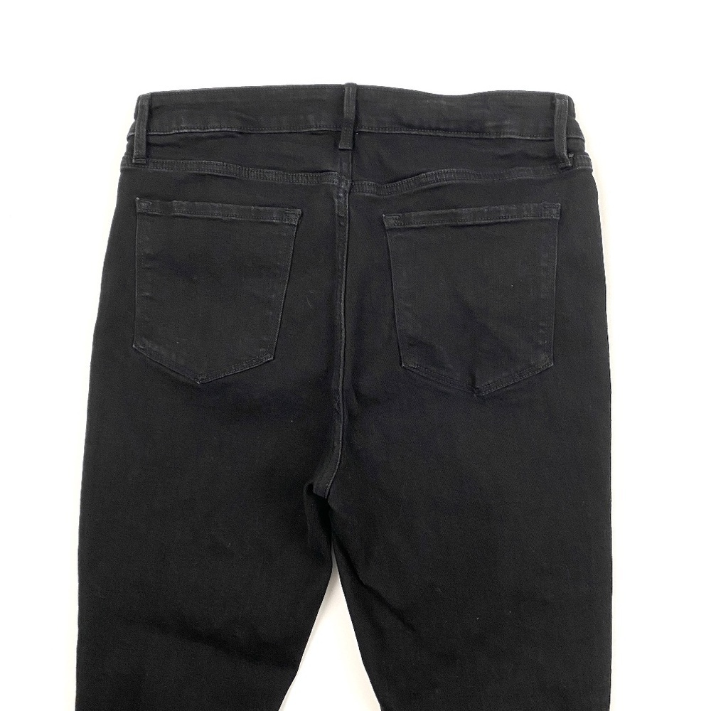 Old Navy High Rise Super Skinny Women's size 14 Black Denim Jeans - Picture 2 of 4